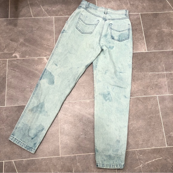 Vintage mom jeans blue high rise waisted acid wash Together 90s 80s - Picture 5 of 7